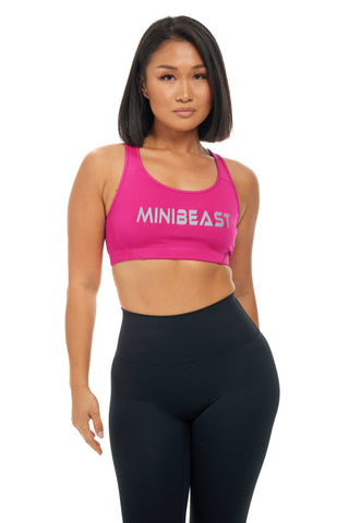 MB Prime Sports Bra - Pink / Grey