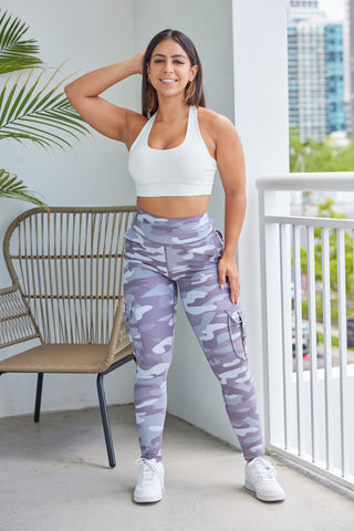 Curve Cargo EVO Leggings Pattern - Urban Camo