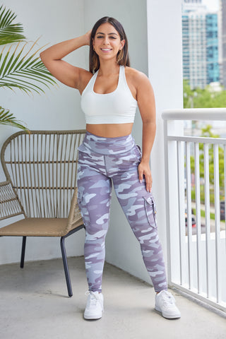 Curve Cargo EVO Leggings Pattern - Urban Camo