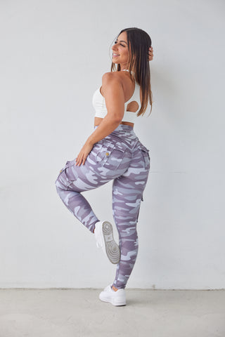 Curve Cargo EVO Leggings Pattern - Urban Camo