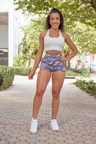 Curve Cargo Shorts Pattern - Urban Camo