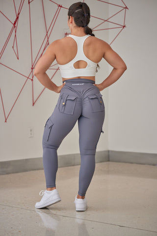 Curve Cargo Leggings - Slate