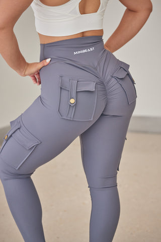 Curve Cargo Leggings - Slate