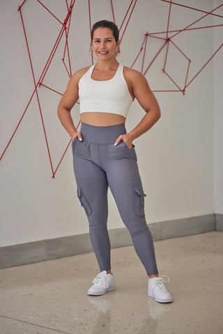 Curve Cargo EVO Leggings - Slate