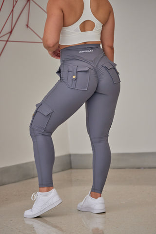 Curve Cargo EVO Leggings - Slate