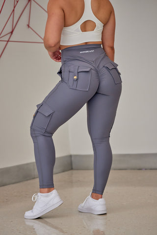 Curve Cargo EVO Leggings - Slate