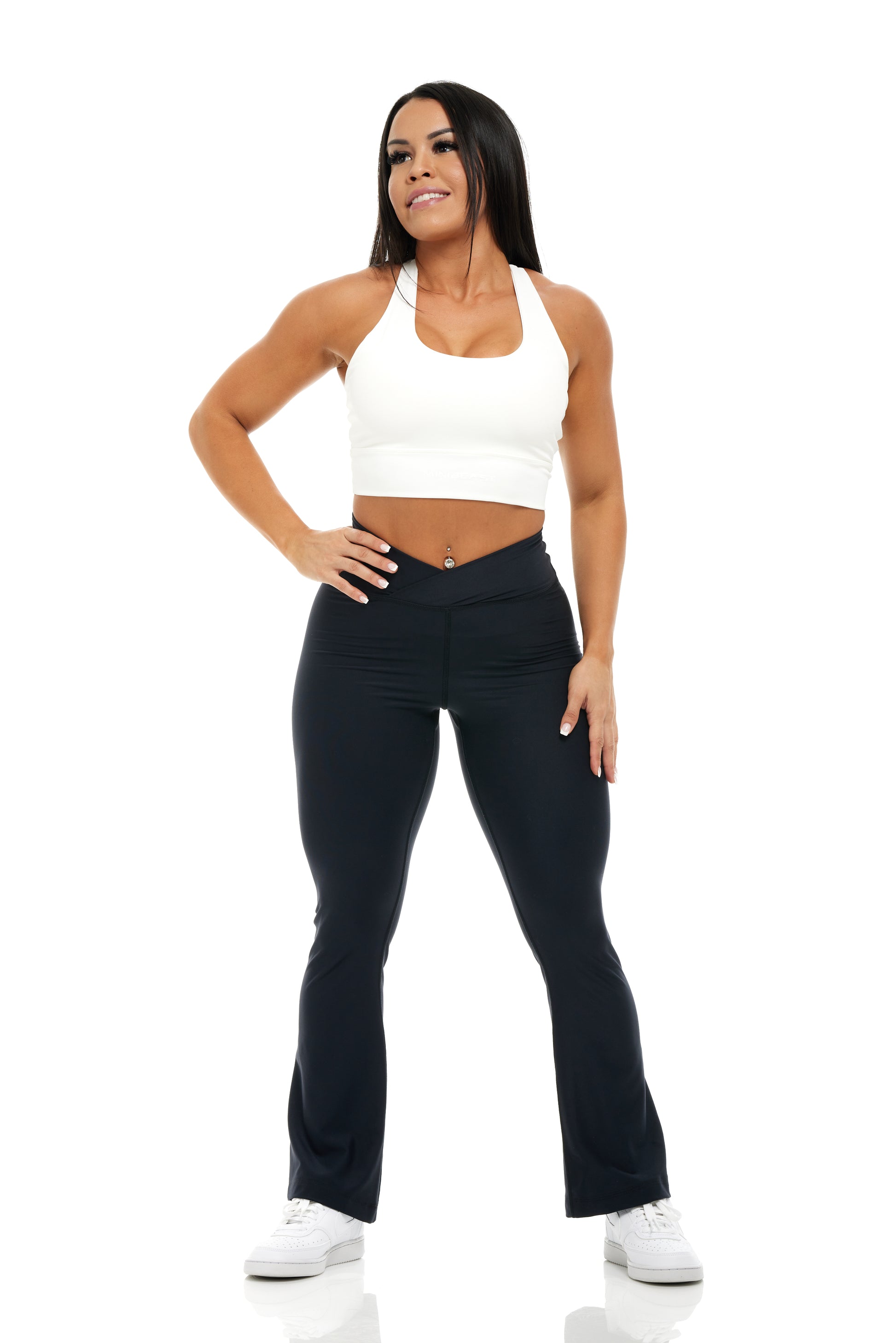 CURVE TOP FLARE LEGGINGS