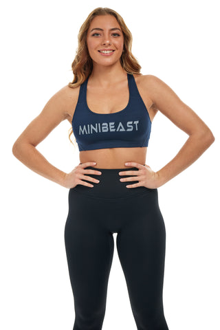 MB Prime Sports Bra - Navy / Grey