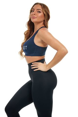 MB Prime Sports Bra - Navy / Grey