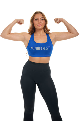 MB Prime Sports Bra - Royal / Grey