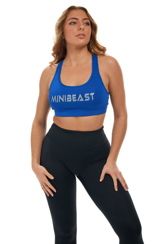MB Prime Sports Bra - Royal / Grey