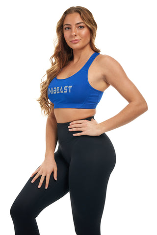 MB Prime Sports Bra - Royal / Grey