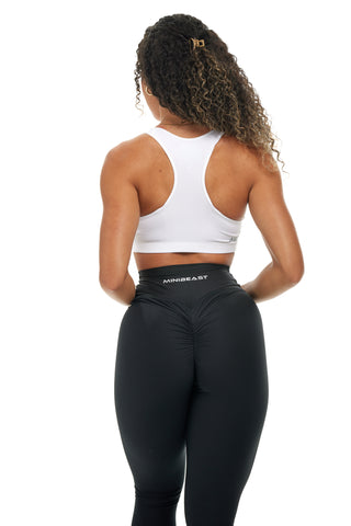 MB Classic Sports Bra - White / Grey