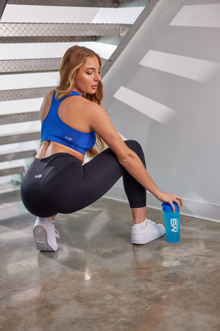 MB Prime Sports Bra - Royal / Grey