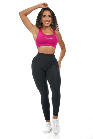 MB Classic Sports Bra - Pink / Grey