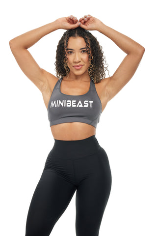 MB Prime Sports Bra - Slate / White