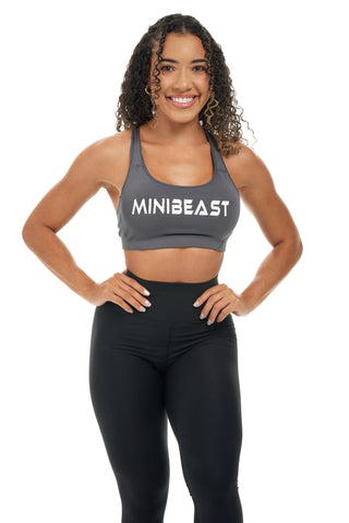 MB Prime Sports Bra - Slate / White