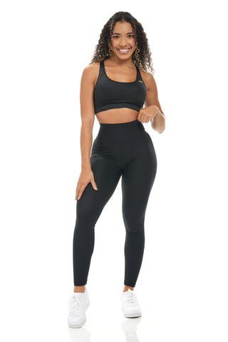 MB Strong Sports Bra - Black / Gold