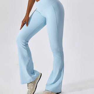 Vinci V Flare Leggings - Baby Blue