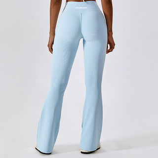 Vinci V Flare Leggings - Baby Blue