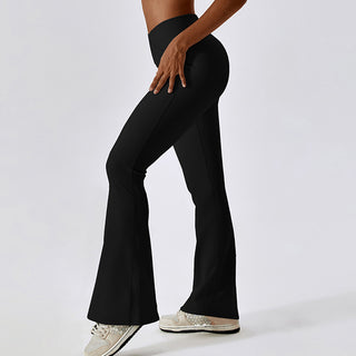 Vinci V Flare Leggings - Black