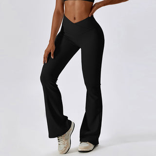 Vinci V Flare Leggings - Black