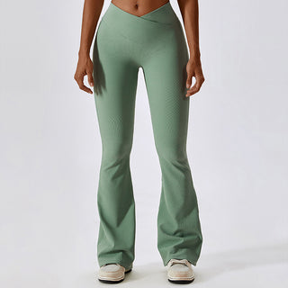 Vinci V Flare Leggings - Fern