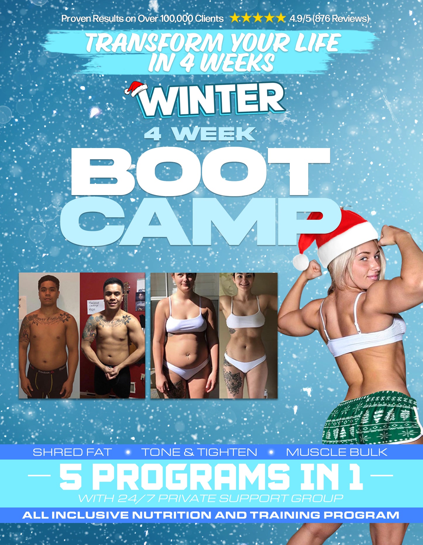 Winter 4 Week Total Body Bootcamp 2025