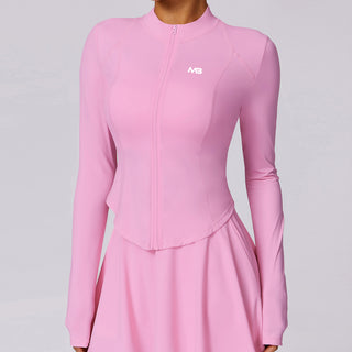 Zyra Long Sleeve Top - Baby Pink