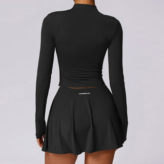 Zyra Long Sleeve Top - Black