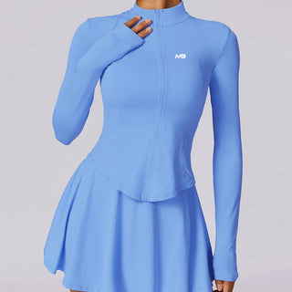 Zyra Long Sleeve Top - Sky Blue