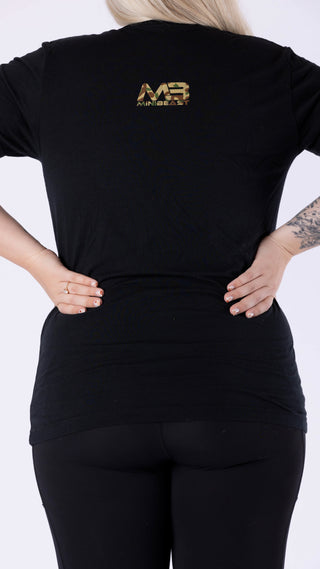 Minibeast Classic Lightweight Unisex Tee - Black / Camo