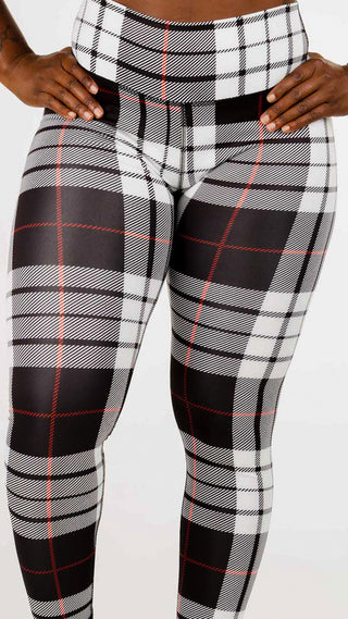 Curve Classic Leggings Pattern - Black Gingham