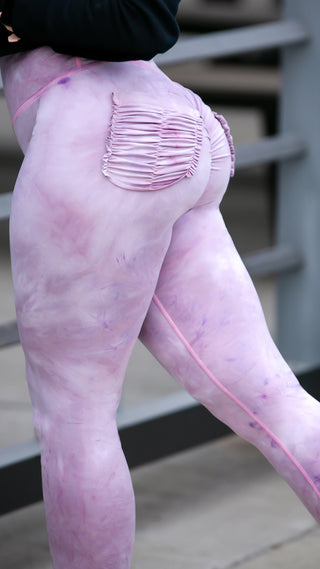 Curve X Leggings Marble - Marble Blush