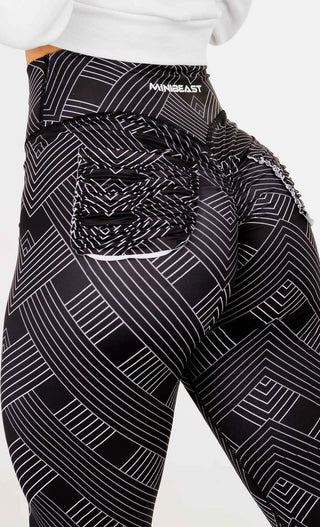 Curve X Leggings Pattern - Carbon Weave