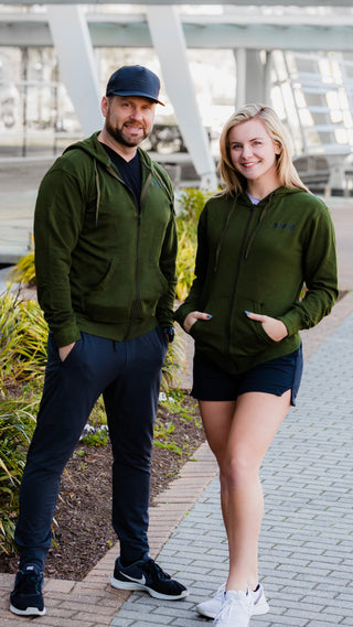 Unisex USA Midweight Hoodie - Army