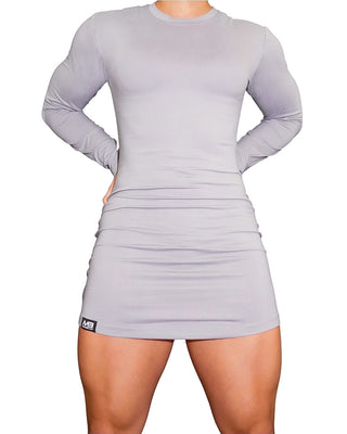 Og T-shirt Dresses - Long Sleeve - Frost