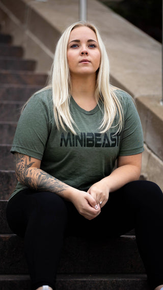 Minibeast Classic Lightweight Unisex Tee - Army Green