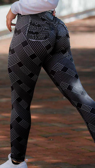 Curve X Leggings Pattern - Carbon Weave