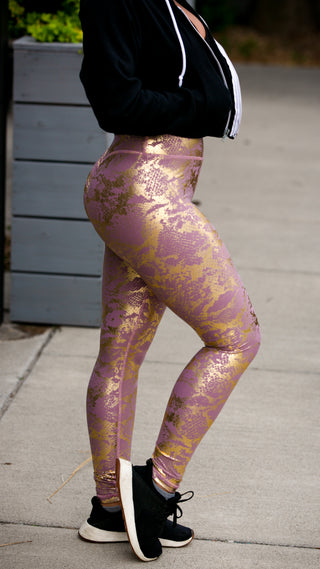 Curve Classic Leggings Pattern - Champagne