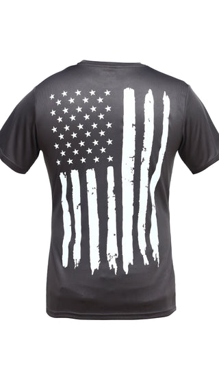 USA Performance Unisex Tee - Charcoal