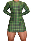 Og T-shirt Dresses - Gingham - Long Sleeve