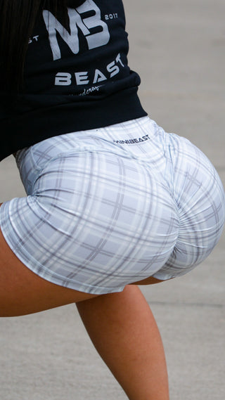 Curve Classic Shorts - Grey Gingham