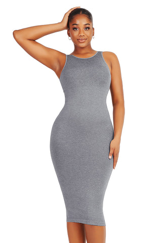 Contour Y Dress - Grey