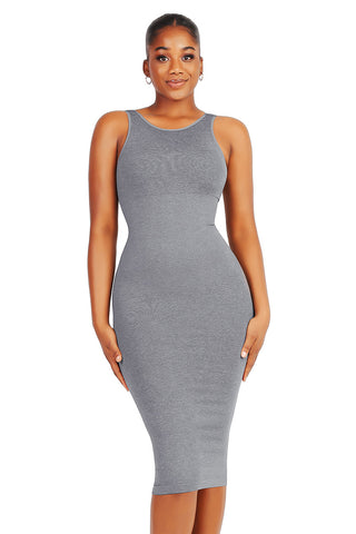 Contour Y Dress - Grey