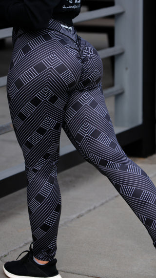 Curve Classic Leggings Pattern - Carbon Weave