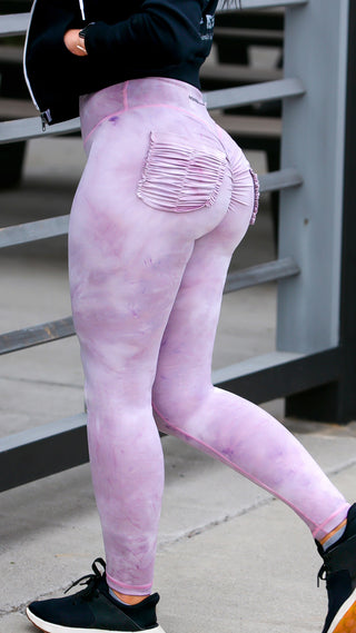 Curve X Leggings Marble - Marble Blush