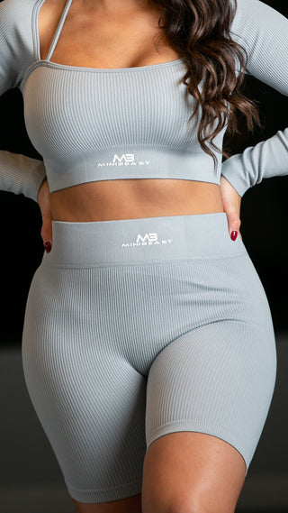 Haute Biker Shorts - Grey