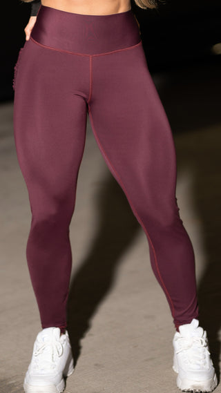 Curve X Leggings - Maroon