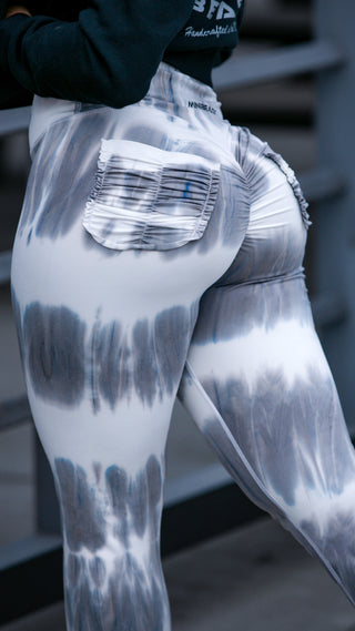 Curve X Leggings Marble - Marble Grey